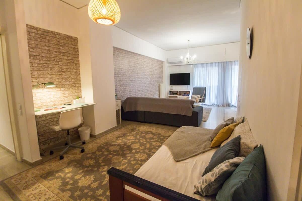 Stylish Apt In Athens Center Bagian luar foto